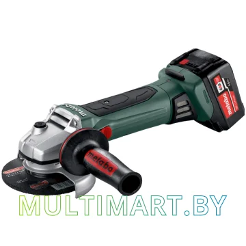 Угловая шлифмашина Metabo W 18 LTX 125 Quick 602174610 (с 2-мя АКБ 4 Ah)